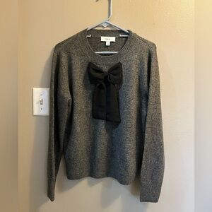 Cece Sweater with Black Bow